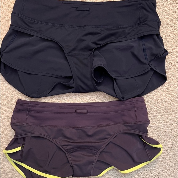 Lululemon speed up low rise shorts bundle size 6 - Picture 3 of 6